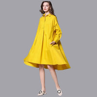 Daniella - Casual shirt dress with long sleeves