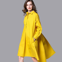Daniella - Casual shirt dress with long sleeves