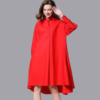 Daniella - Casual shirt dress with long sleeves