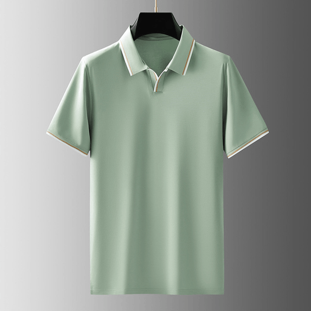 Polo en soie de haute qualité pour hommes
