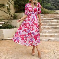 Fiona - Midi dress with uneven hemline