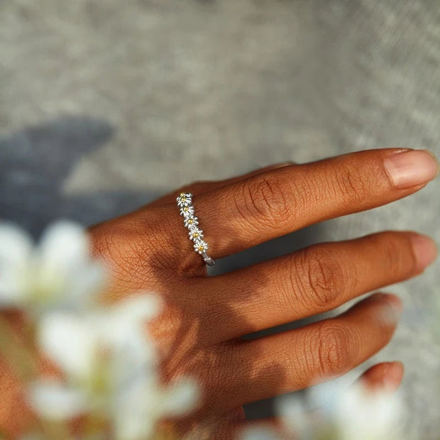 Bague marguerite en filigrane Emilia-Calou