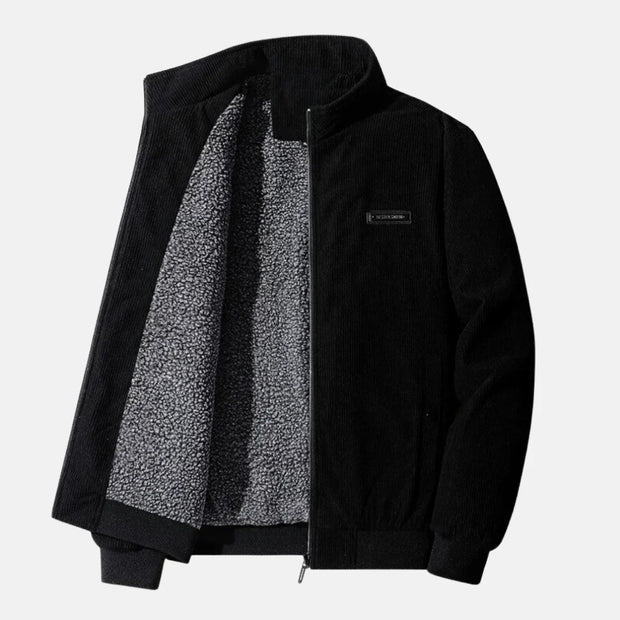 Veste rétro en velours côtelé pour hommes | Décontracté & polyvalent