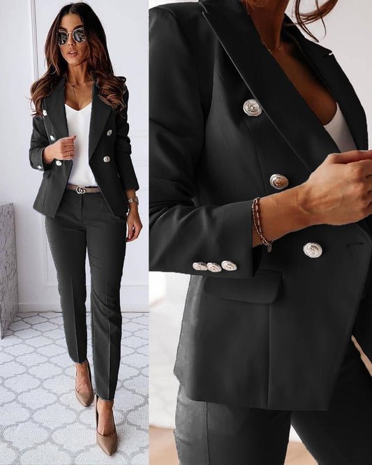 Vivian - Elégant tailleur-pantalon avec veste & pantalon