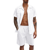 LANDON - Ensemble chemise et short élégant