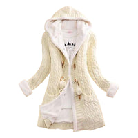 Amanda - manteau doublé sherpa avec capuche