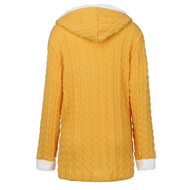 Amanda - manteau doublé sherpa avec capuche