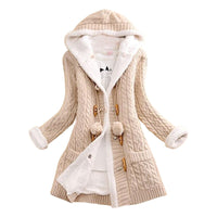 Amanda - manteau doublé sherpa avec capuche