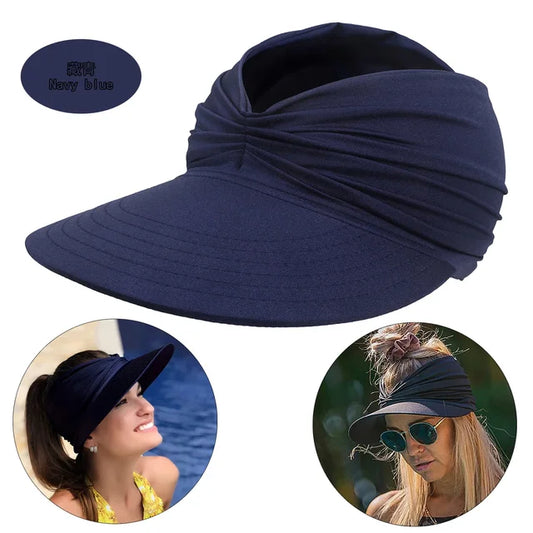 Soleil Visor Chapeau de soleil femme Anti-ultraviolet