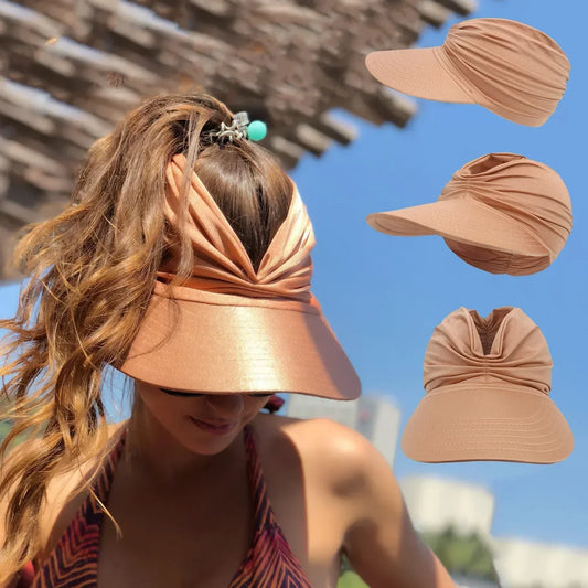 Soleil Visor Chapeau de soleil femme Anti-ultraviolet