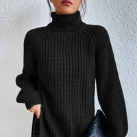 Estela - Grobstrick-Rollkragenpullover