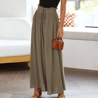 Perla - Pantalon Ample uni