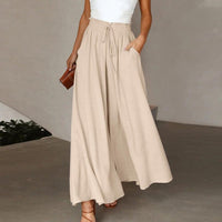 Perla - Pantalon Ample uni