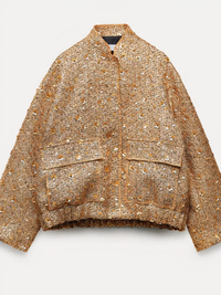 YANA - Veste dorée à paillettes