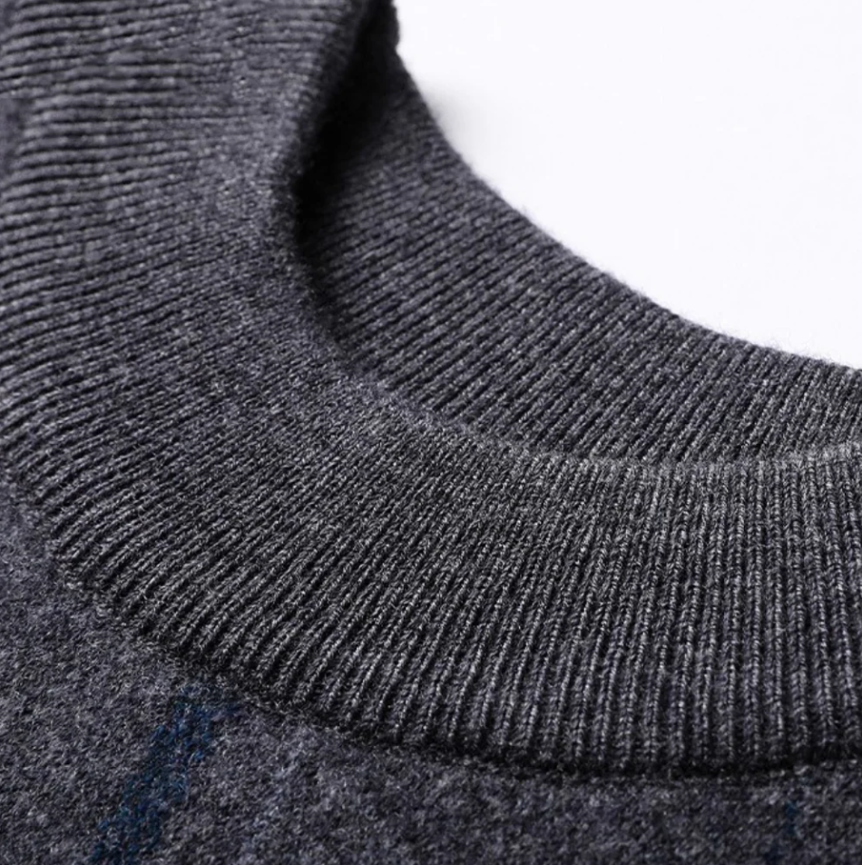 Pull à col rond stylé et de haute qualité pour hommes