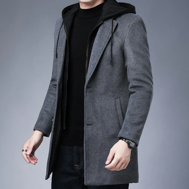 Zen - Trench-coat en laine pour homme