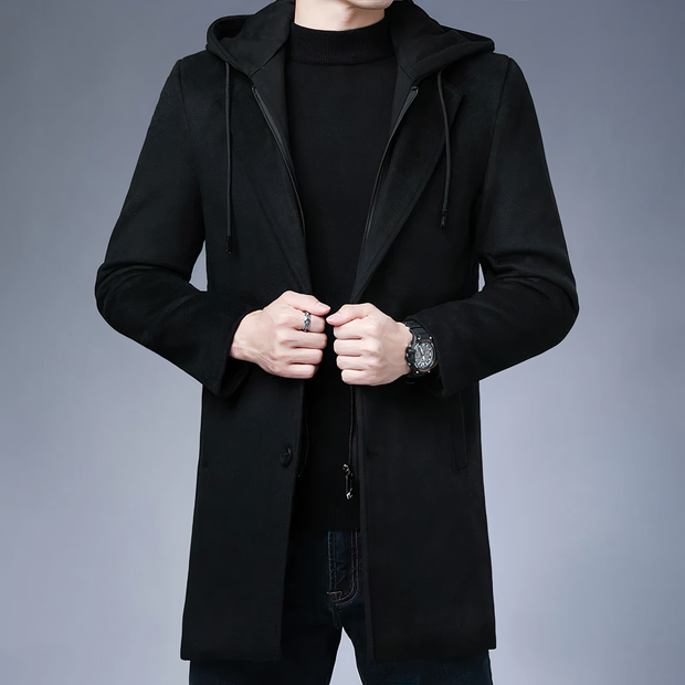 Zen - Trench-coat en laine pour homme