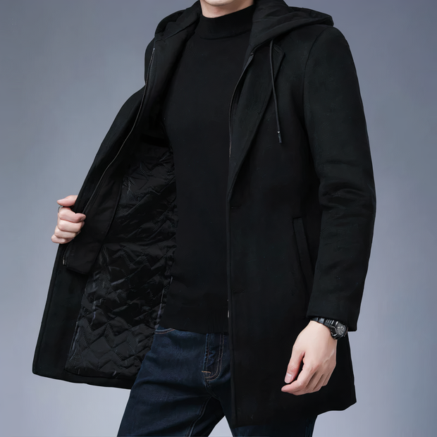 Zen - Trench-coat en laine pour homme