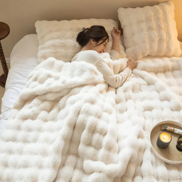 CozyHaven - Couverture chaude en peluche