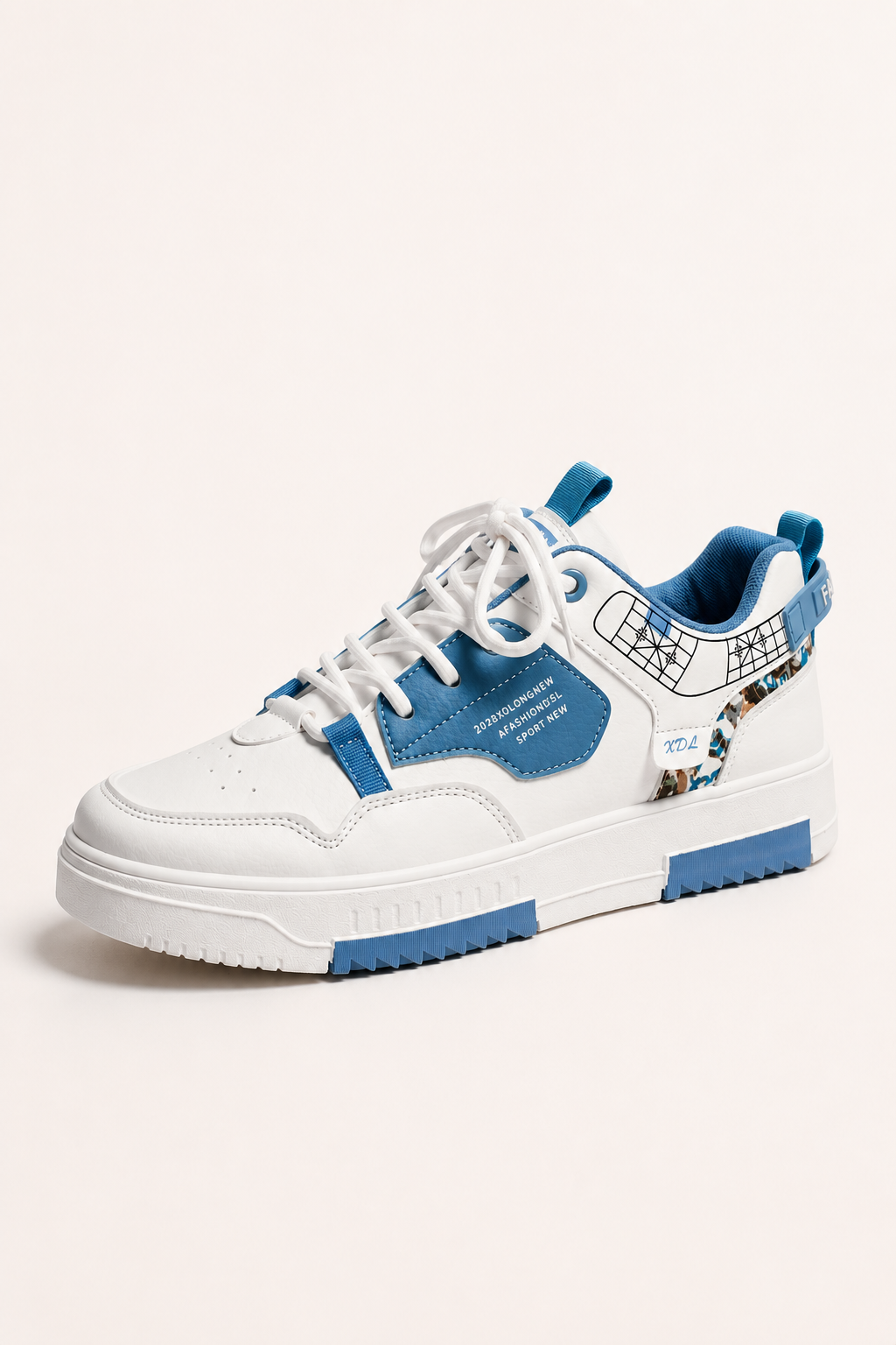 Atmungsaktive Freizeit-Sneaker für Herren mit dicker Sohle – Dietrich