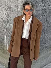 Julie - Manteau de costume ample