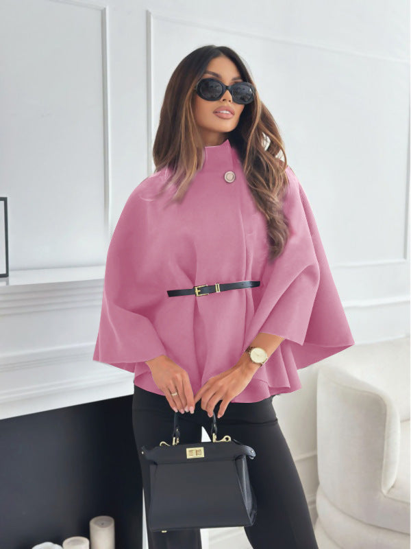 Rollkragenpullover mit weitem Faltenwurf für Damen - Lirena