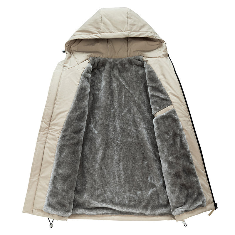 Leichte Herren-Thermojacke mit Kapuze und Innenfutter - Orven
