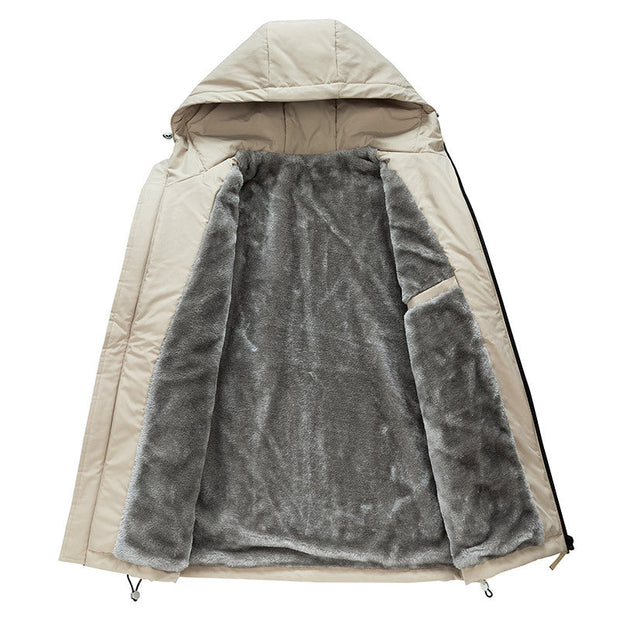 Leichte Herren-Thermojacke mit Kapuze und Innenfutter - Orven