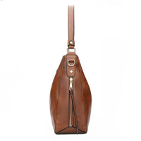 Sanne - Sac à main en cuir souple de créateur