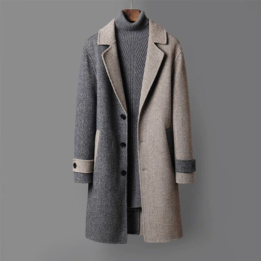 Manteau en laine pour homme, coupe moyenne - Diogo