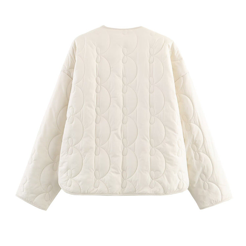 Gesteppte Jacke mit Schleifenmuster - Maeren