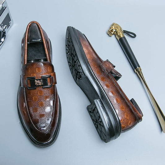 Chaussures formelles décontractées en cuir pour hommes - Koryn