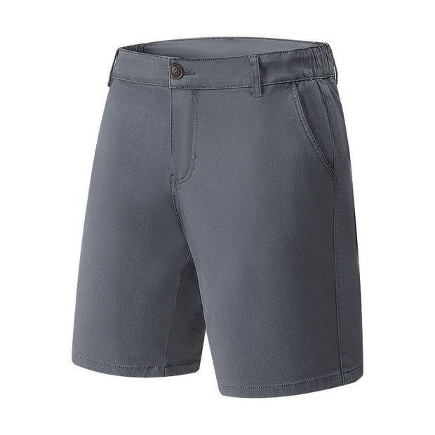 Short droit décontracté en tissu extensible pour hommes - Andrés