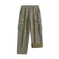 Pantalon en velours côtelé pour homme avec doublure en polaire - Auren