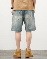 Short en denim pour hommes, style droit - Tomás