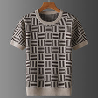 Grafischer Strickpullover für Männer - Kairon