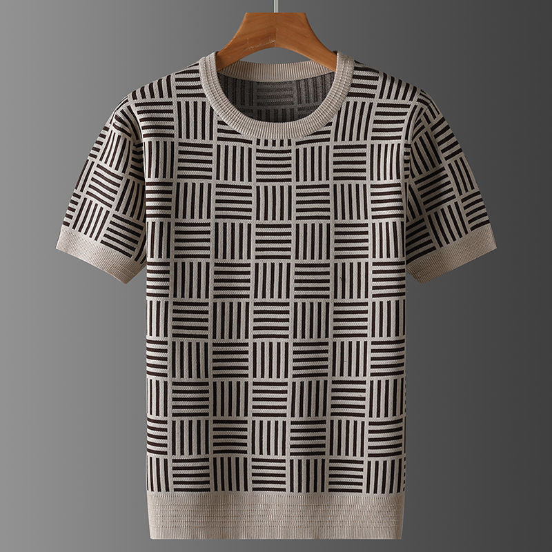 Grafischer Strickpullover für Männer - Kairon