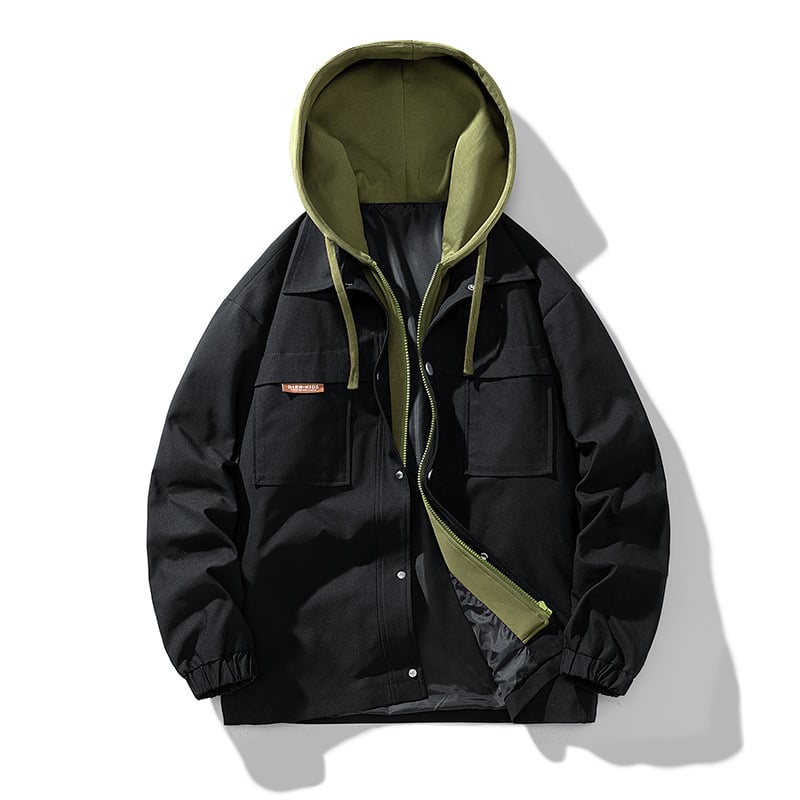 Herrenjacke mit Baumwolleffekt - Marek
