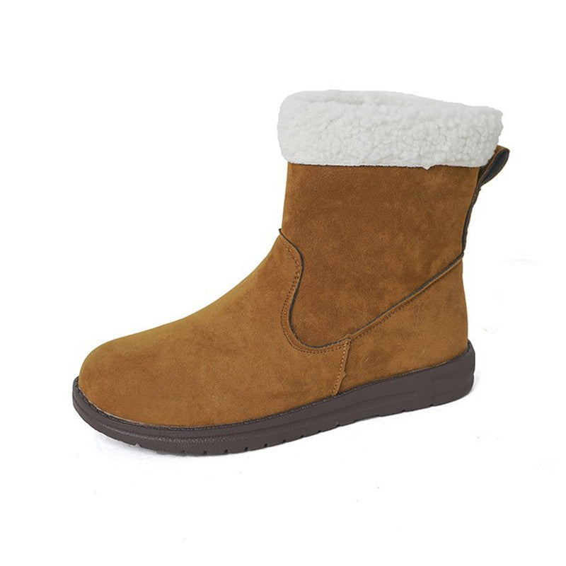 Warme Damenstiefel in Wildlederoptik - Maerise
