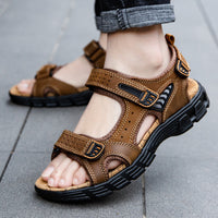 Sandales orthopédiques pour hommes de style urbain et rétro - Philip