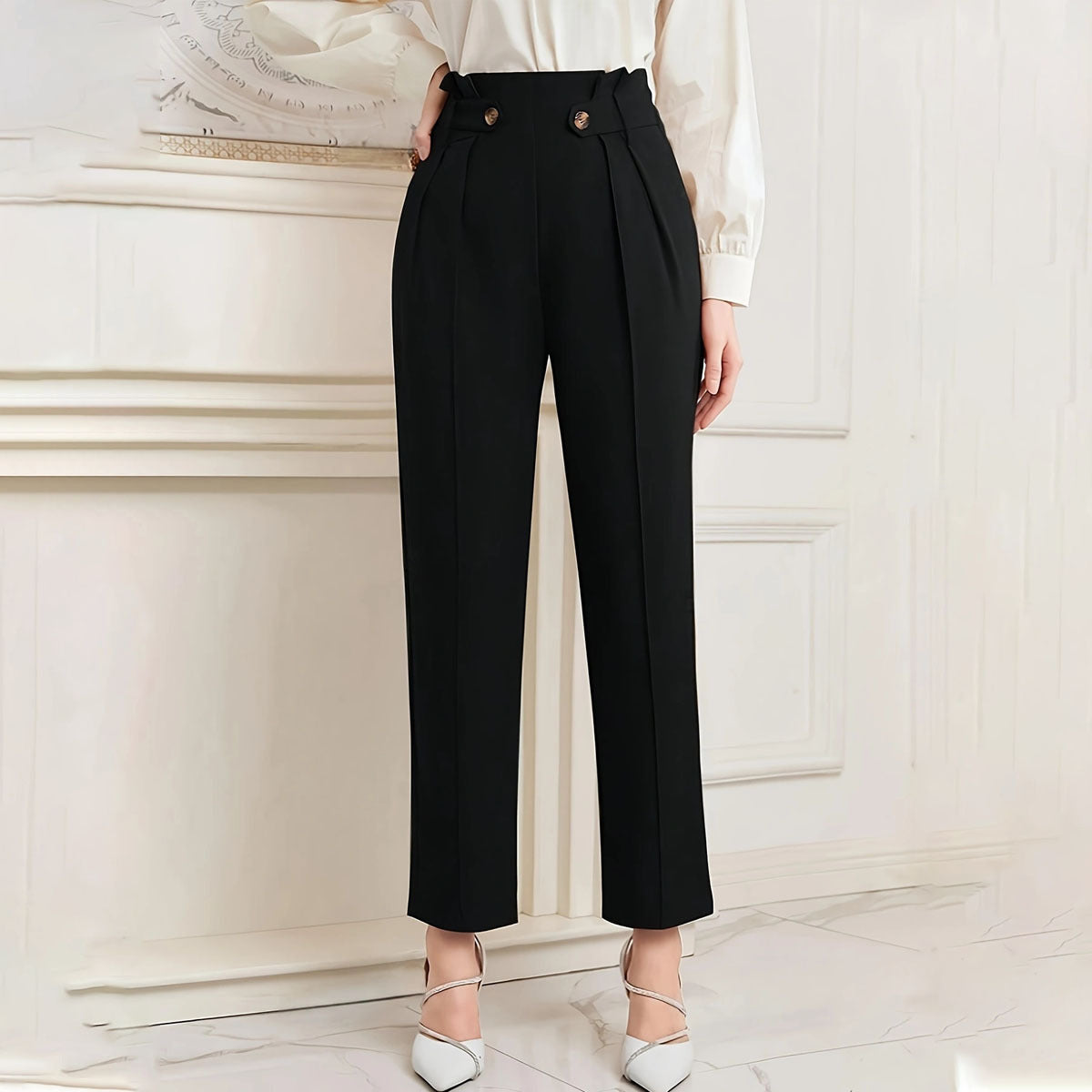 Gerade knöchellange Hose für Frauen - Mireth