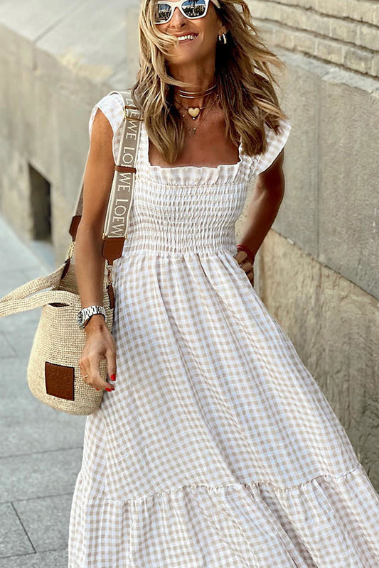 Marlene | Smocked long dress