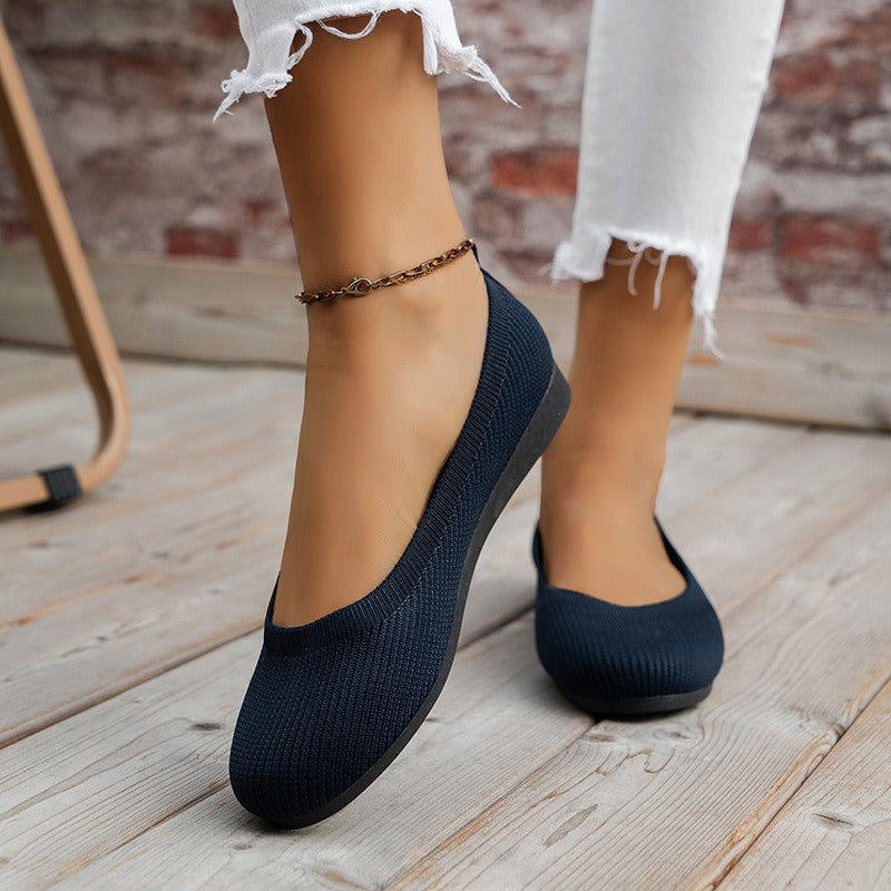Flexible Damen-Turnschuhe aus Strick mit lässigem Stil - Renata