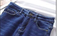 Damen-Thermohose mit Denim-Effekt - Sylverine