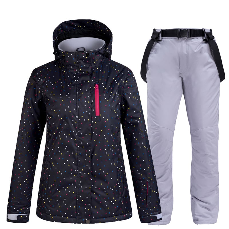 Warmer und wasserdichter Skianzug für Damen - Liora