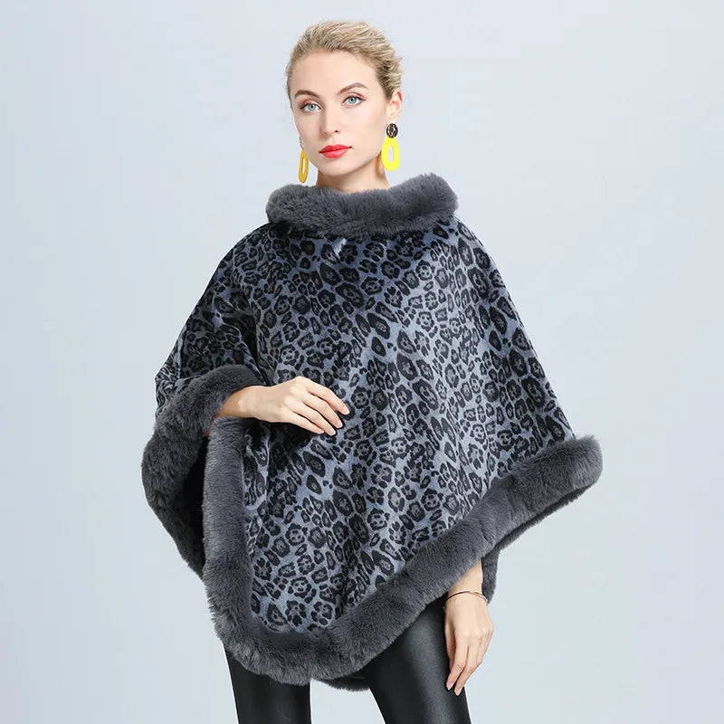 Angélique - Pullover Frau Poncho Decke Top