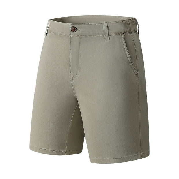 Short droit décontracté en tissu extensible pour hommes - Andrés