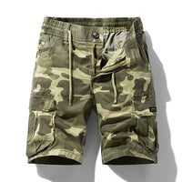 Short cargo camouflage avec poches latérales pour hommes - Carson
