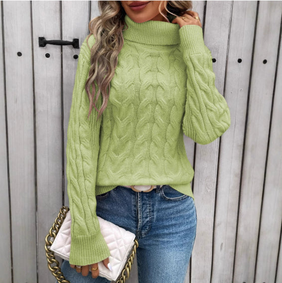 Damen-Rollkragenpullover aus Strick - Freja