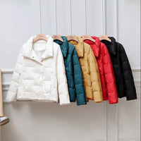 Veste courte matelassée à col montant pour femme - Valery